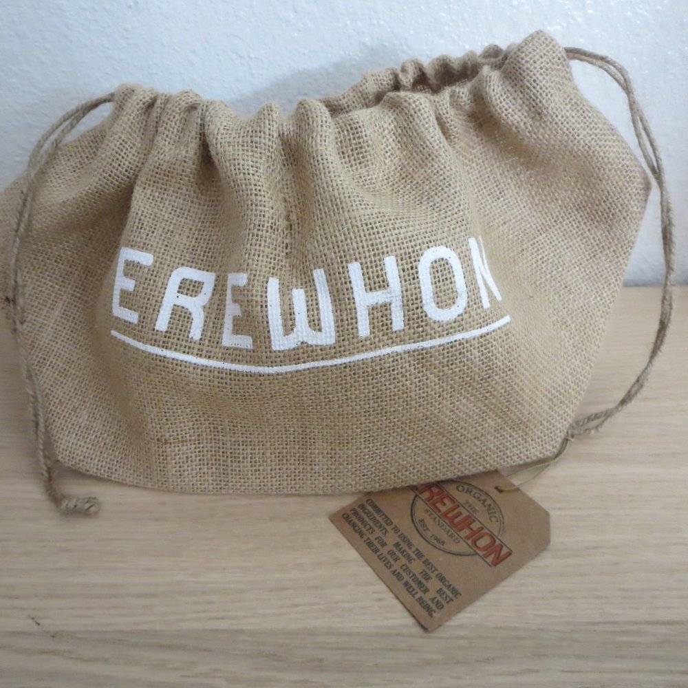 Erewhon Lunch Bag Cosmetic Pouch Jute material